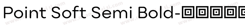 Point Soft Semi Bold字体转换